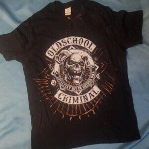 One-of-a-Kind Hand-Bleached Graphic Tee  Custom altered shirt